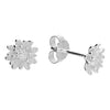Iris & Miel Sterling Silver Chrysanthemum Stud Earrings