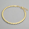 Sterling Silver Gold Endless Hearts Bracelet