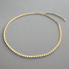 Sterling Silver Gold Endless Hearts Necklace