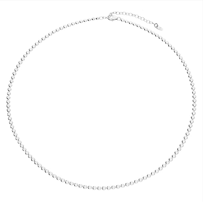 Sterling Silver Dots Necklace