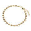 Iris & Miel Sterling Silver/Gold Plated Beaded Flower Bracelet