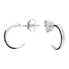 Sterling Silver Small Slim Simple Hoop Earrings
