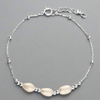 Sterling Silver Trio Pearl Beaded Bracelet