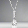 Sterling Silver Delicate Multi CZ Necklace