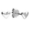 Sterling Silver Heart Stud Earrings