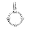 Sterling Silver Star Circle Necklace
