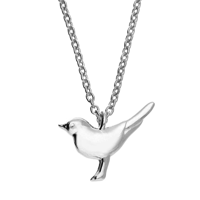 Sterling Silver Dainty Bird Necklace