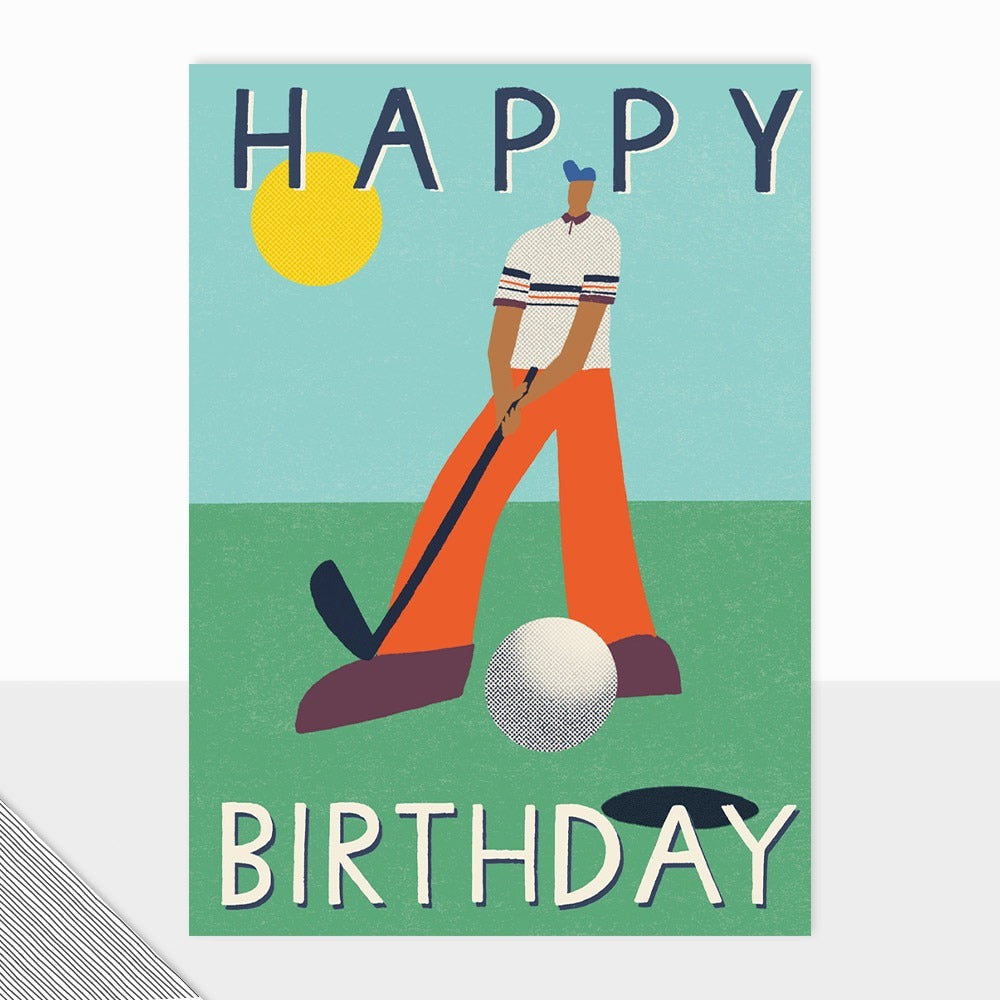 Honcho Golf Happy Birthday Card