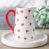 Heart Ceramic Flower Jug