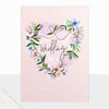 Halcyon Wedding Heart Card