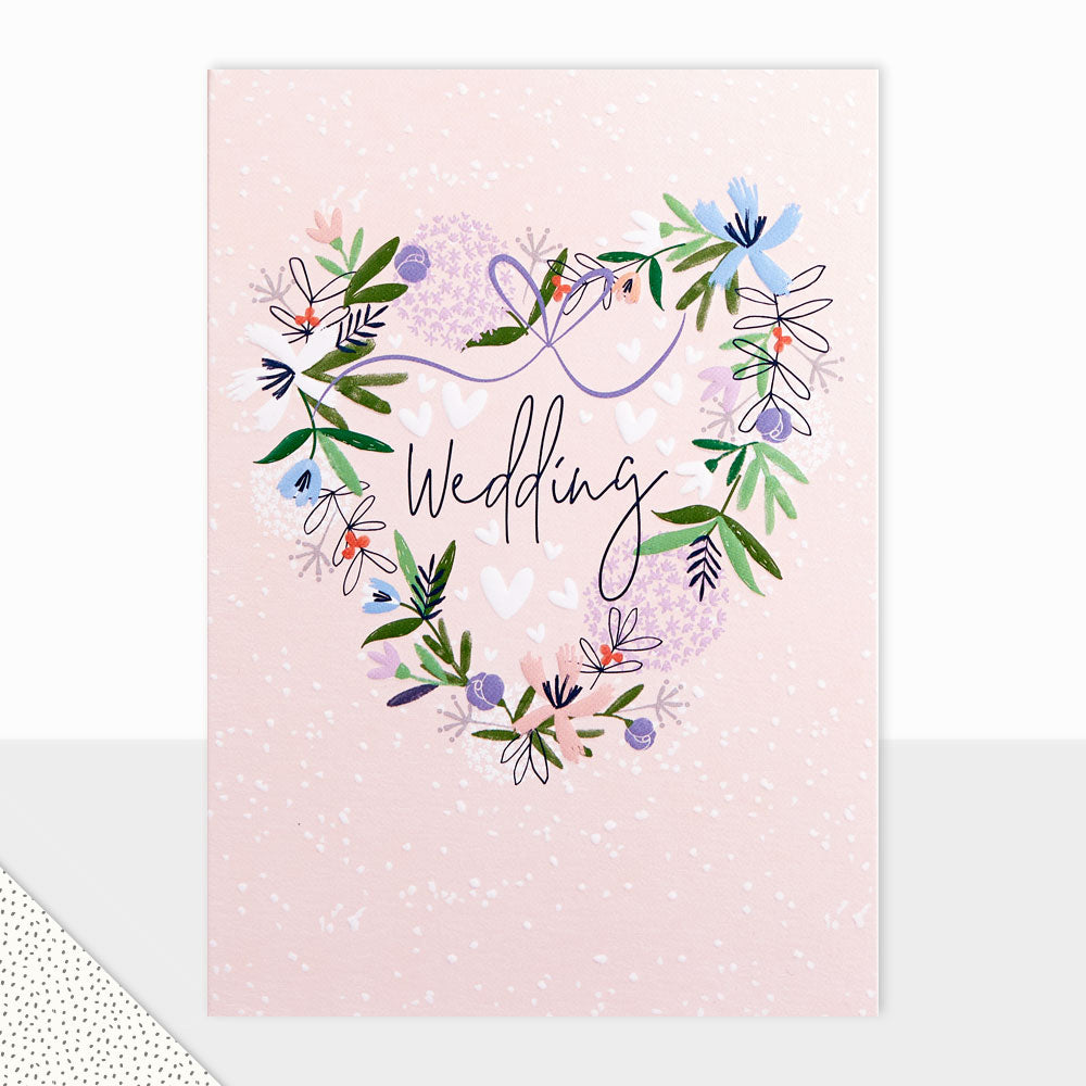 Halcyon Wedding Heart Card