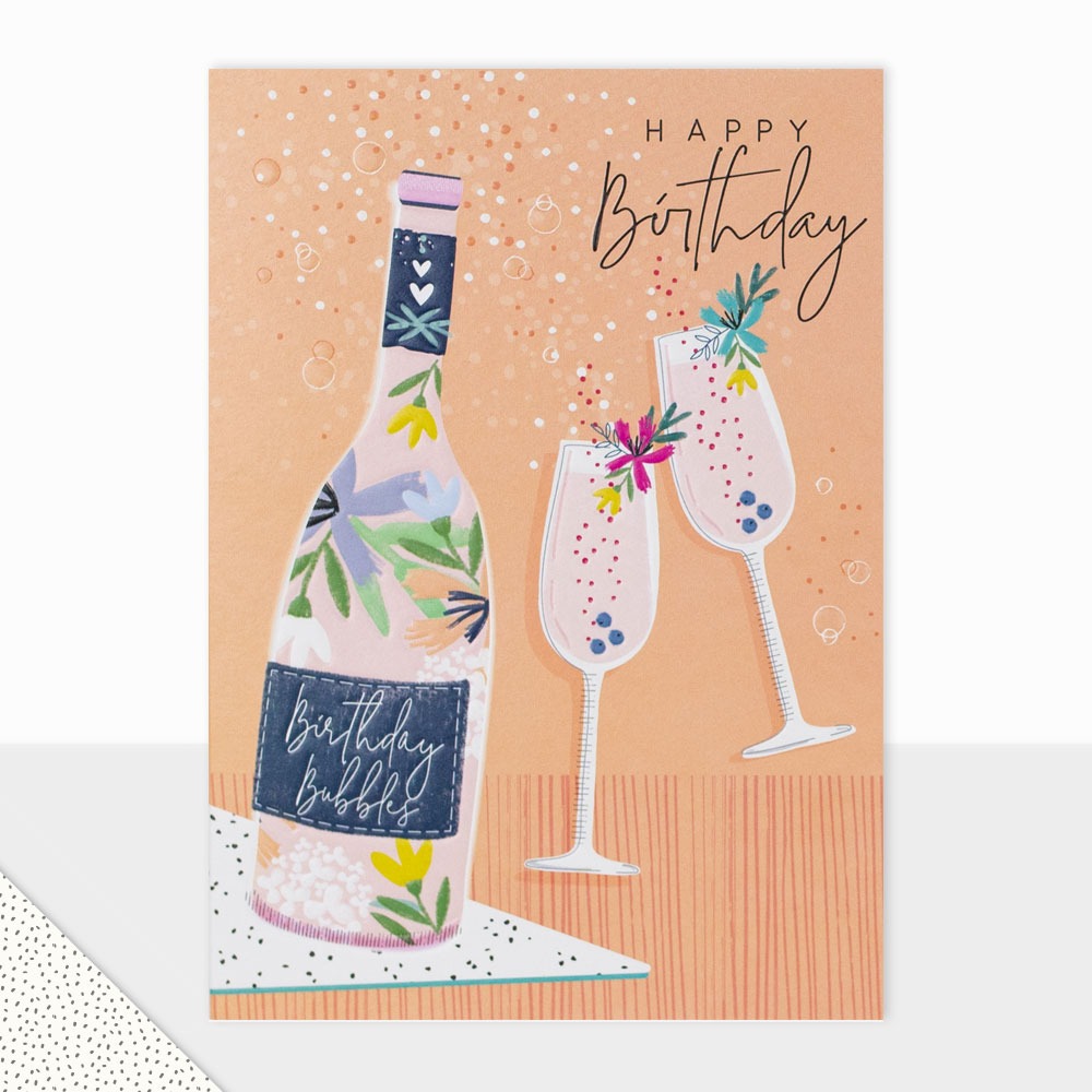 Halcyon Birthday Bubble Card