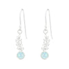 Sterling Silver Opal Leaf Earrings - More Than Just a Gift | Narborough Hall