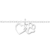 Sterling Silver Heart And Paw Print Bracelet - More Than Just a Gift | Narborough Hall