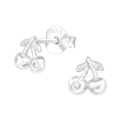 Sterling Silver Cherry Earrings - More Than Just a Gift | Narborough Hall