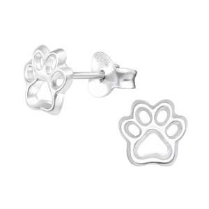 Sterling Silver Paw Print Earrings - More Than Just a Gift | Narborough Hall