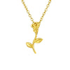 Sterling Silver Gold Plated Rose Necklace - More Than Just a Gift | Narborough Hall