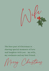 Petimo Little Notes Wife Christmas Card