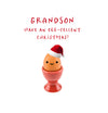 Better Together Grandson Egg-cellent Christmas Card