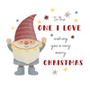 Holly Jolly One I Love Christmas Card