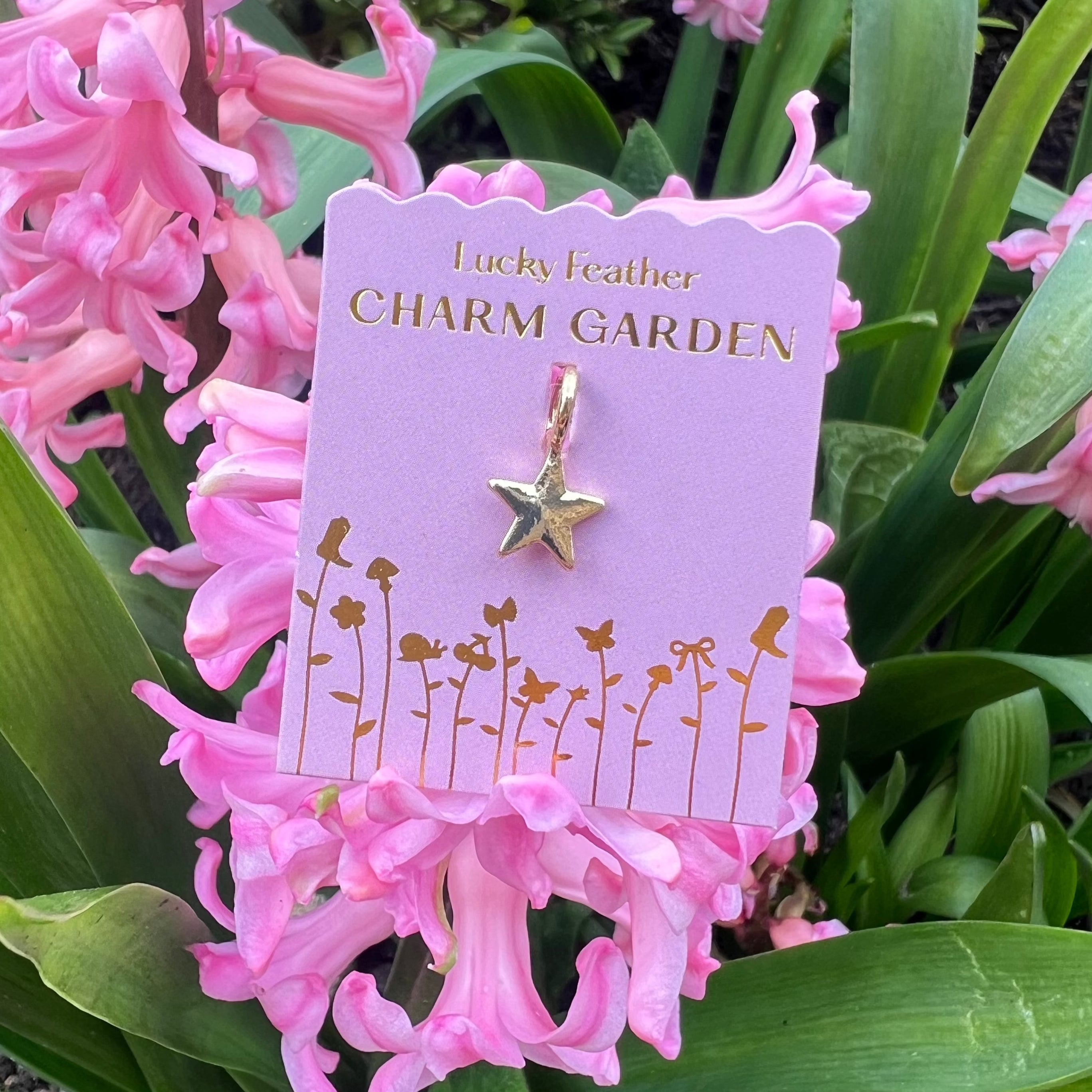 Lucky Feather - Charm Garden - Star Charm - Gold