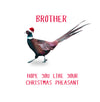 Better Together Brother Pheasant Christmas Card