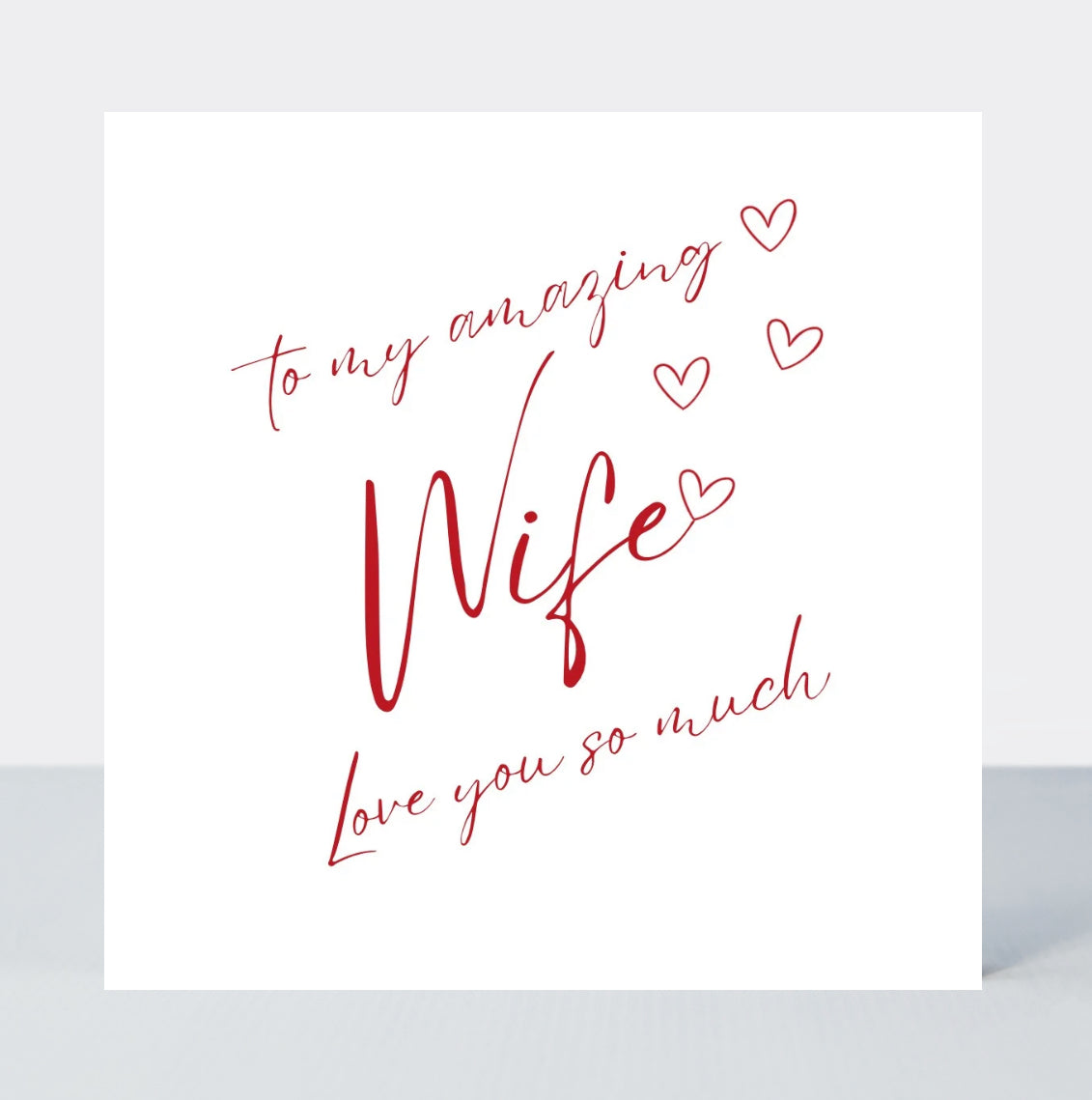 Flourish To My Amazing Wife Card - More Than Just a Gift | Narborough Hall