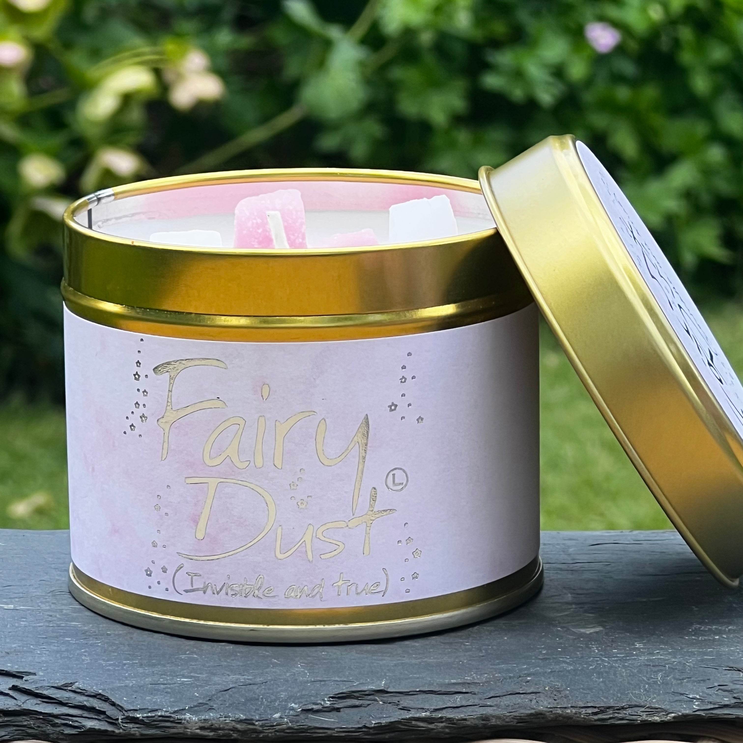 Lily-flame Fairy Dust Candle Tin