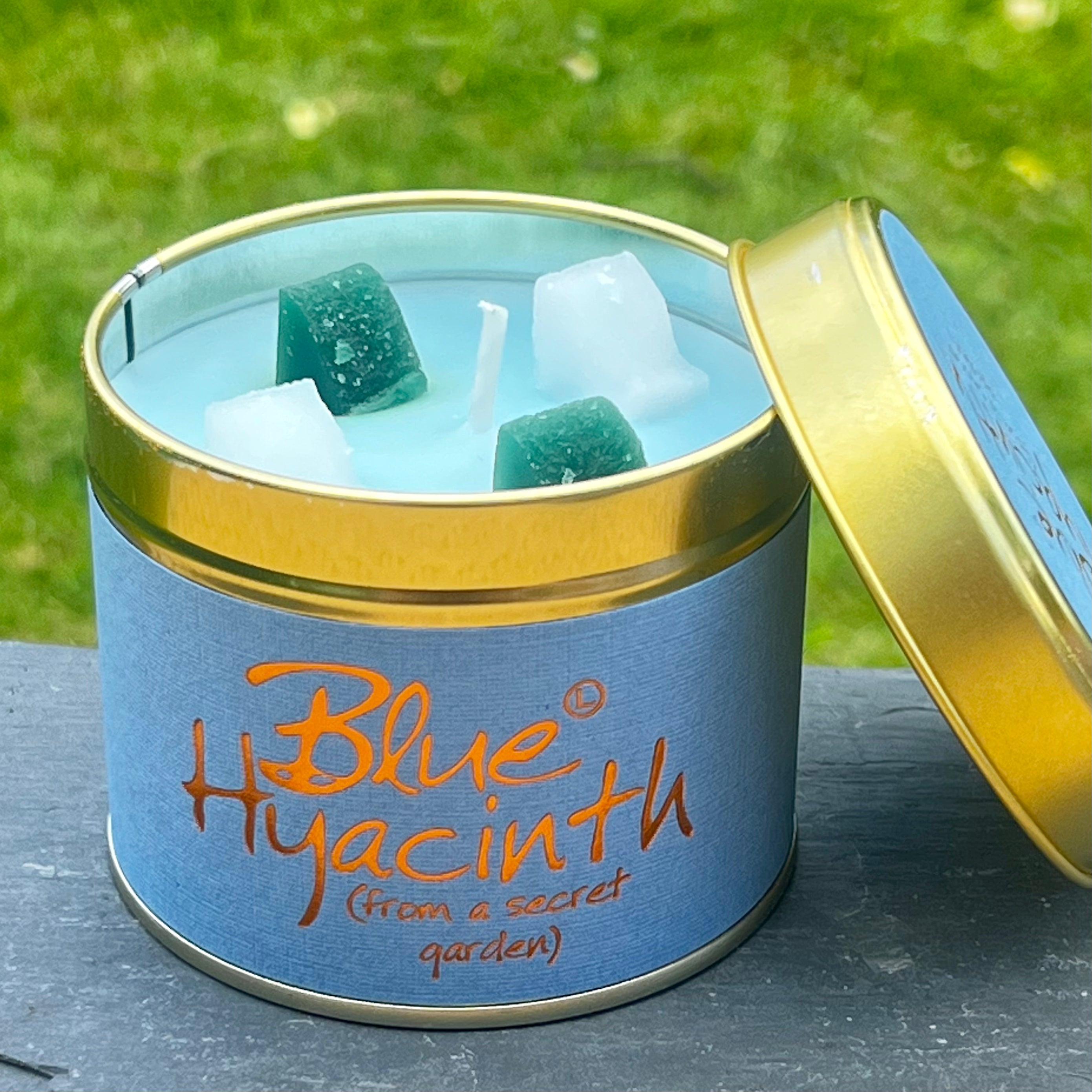 Lilyflame Blue Hyacinth Candle Tin More Than Just a Gift