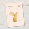 Ginger Betty Thoughts  and Dreams Bunny Notebook