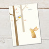 Ginger Betty Bird and Bunny Notes Notebook