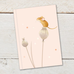 Ginger Betty Cute Mouse Notebook