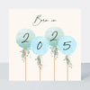 Camille Born 2025 Baby Boy Balloons Card