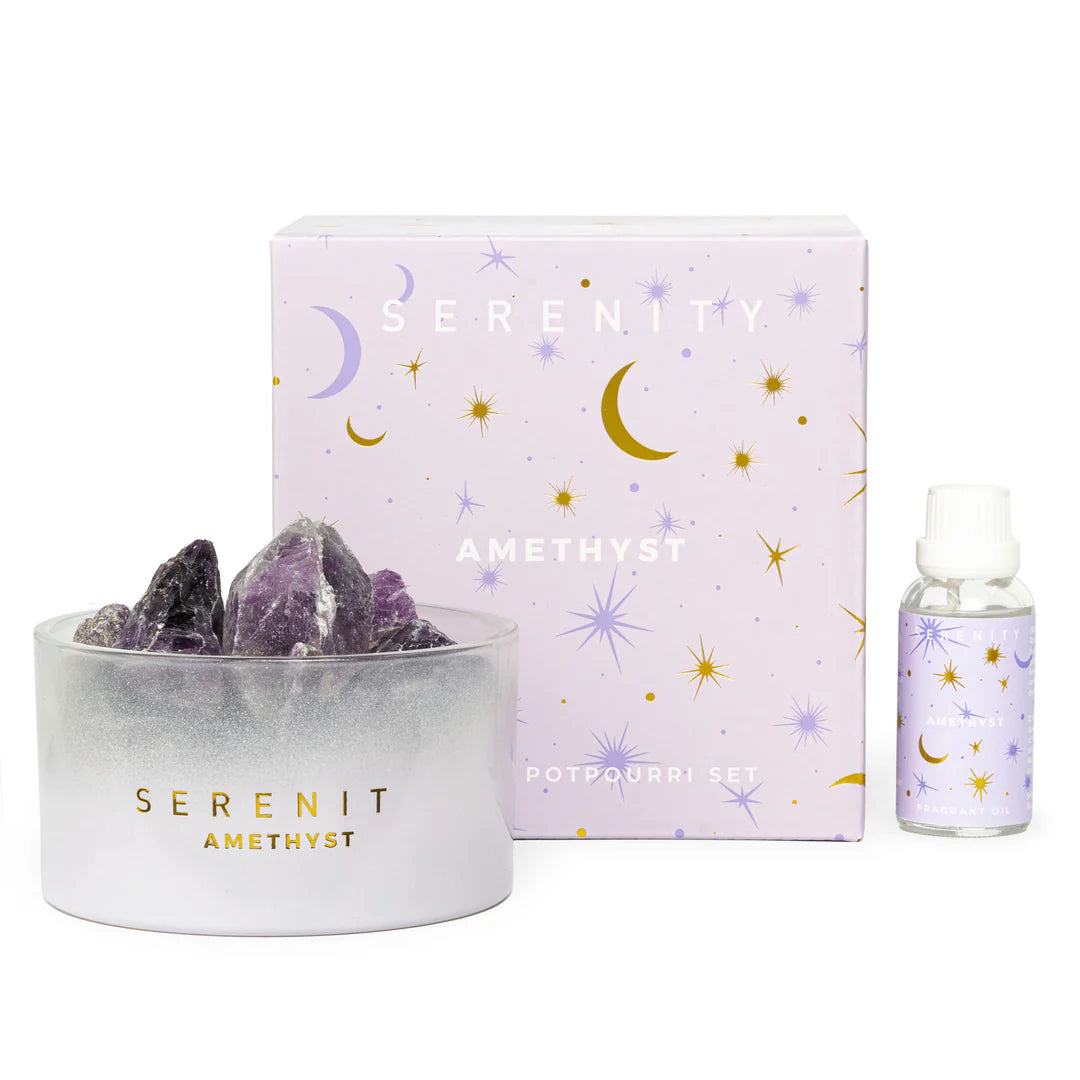 Serenity Amethyst Crystal Potpourri & Oil