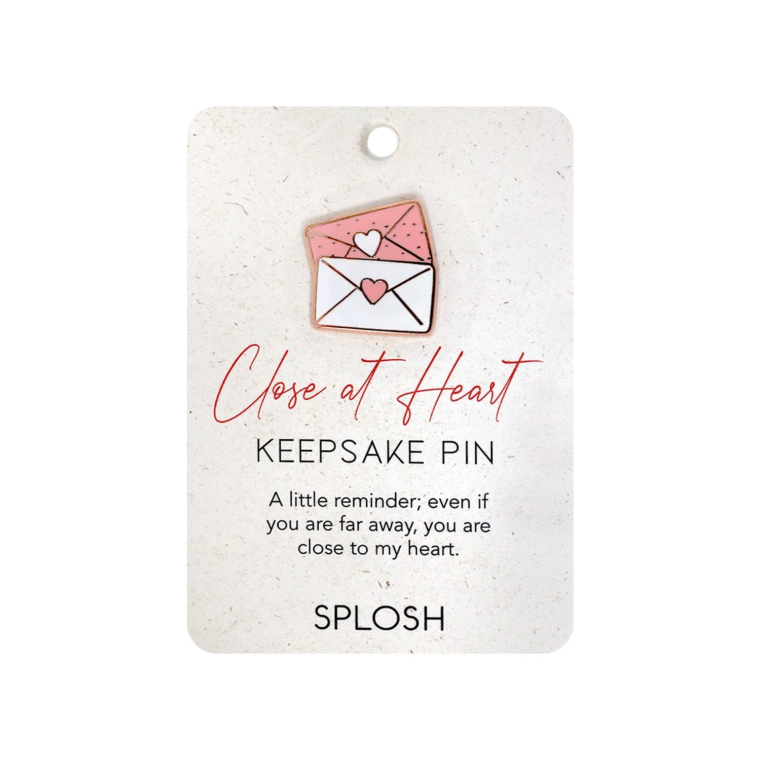 Splosh Close At Heart Keepsake Pin