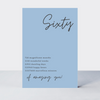 Little Notes 60 Blue Card