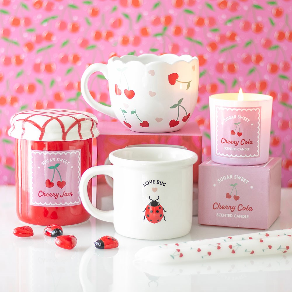 Lovestruck Love Bug Mug with 3D Ladybird