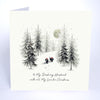 Five Dollar Shake To My Dashing Husband With All My Love For Christmas (Dogs) Christmas Card