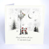 Five Dollar Shake Merry Christmas With Love To A Wonderful Couple (Foxes) Christmas Card