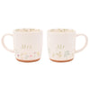 Love Story Ceramic Mugs - Mr & Mrs