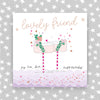 Molly Mae Happy Birthday Lovely Friend Greeting Card