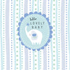 Belly Button Mabel Hello Lovely Baby (Blue) Card - More Than Just a Gift | Narborough Hall