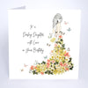Five Dollar Mimosa Moon Darling Daughter Birthday Card