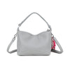 Sara Laser Cut Shoulder Bag - Grey