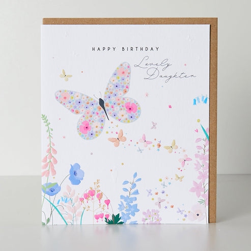 Belly Button Meadow Happy Birthday Lovely Daughter Card