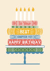 Best Chapter Books Birthday Not Today Tuesday Card