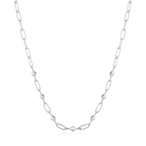 Ania Haie Silver Heavy Spike Necklace