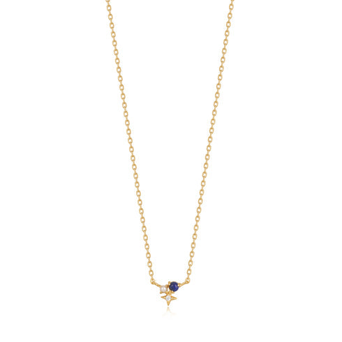 Ania Haie Gold Lapis Star Necklace