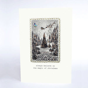 Five Dollar Shake Always Believe In The Magic Of Christmas Christmas Card
