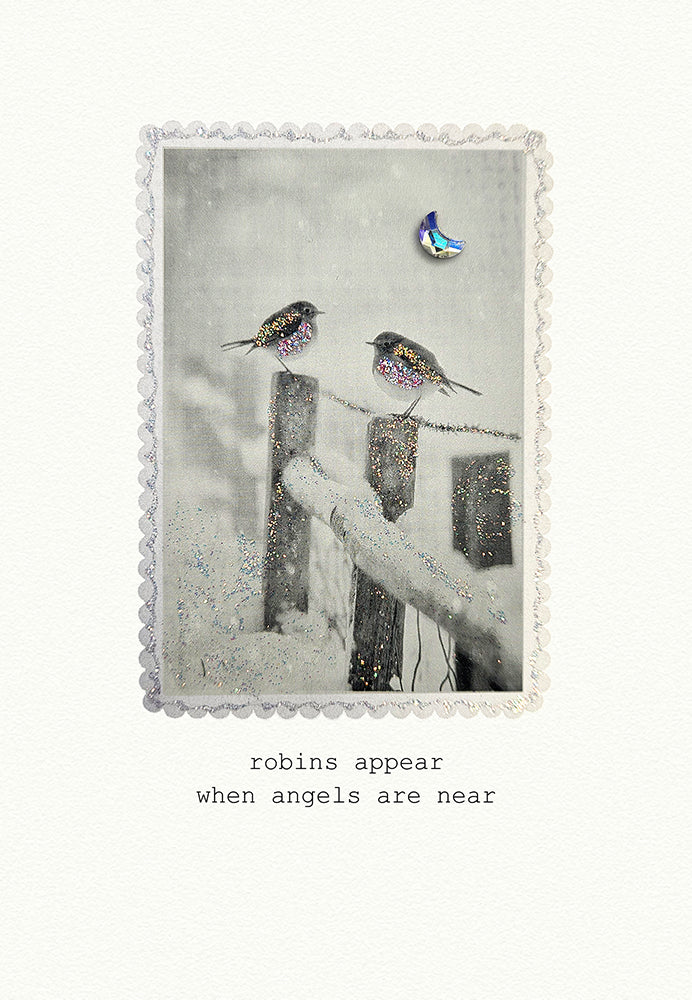 Five Dollar Shake Robins Appear Christmas Card